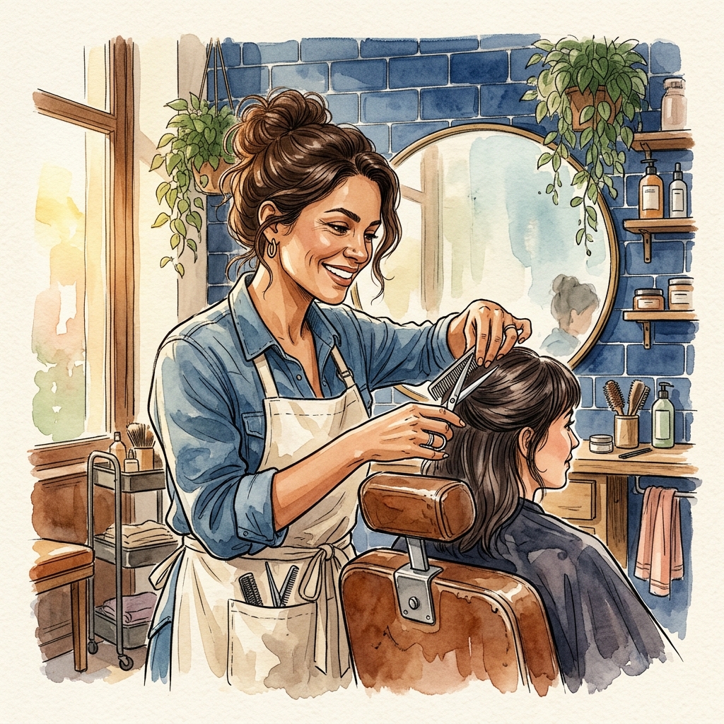 Bia dans son salon, rue Saint-Maur