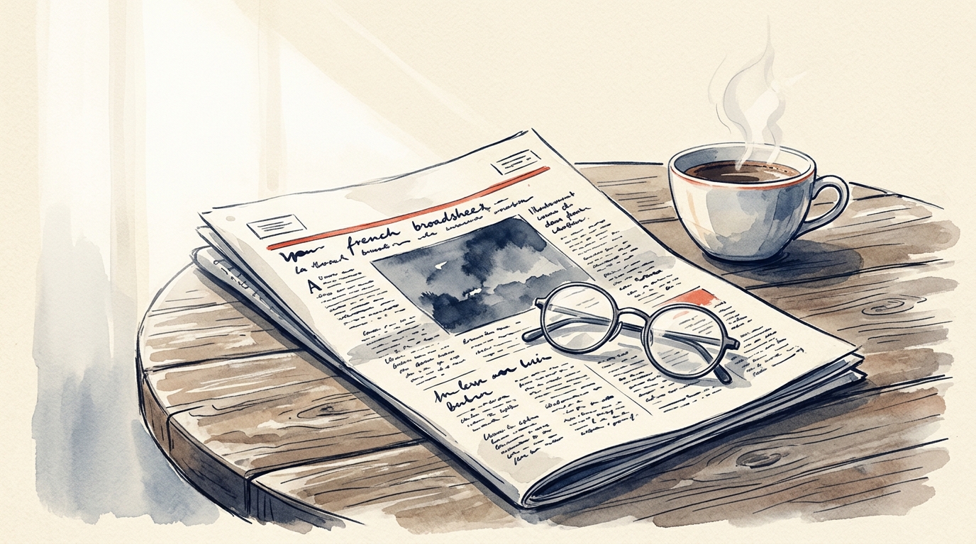 Comment lire un journal français quand on est niveau B1