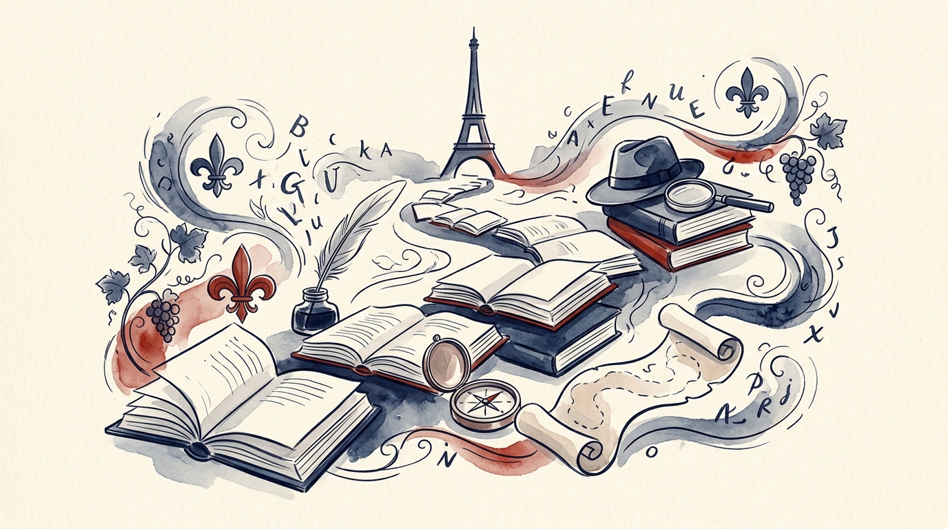 Quatre livres pour lire en français : de A1 à B2 (un polar inclus)