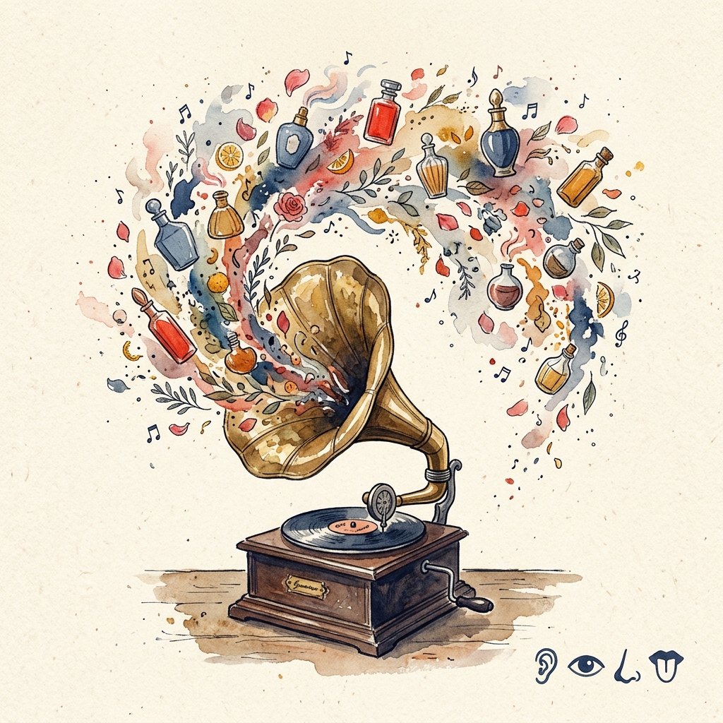 Aquarelle — la synesthésie