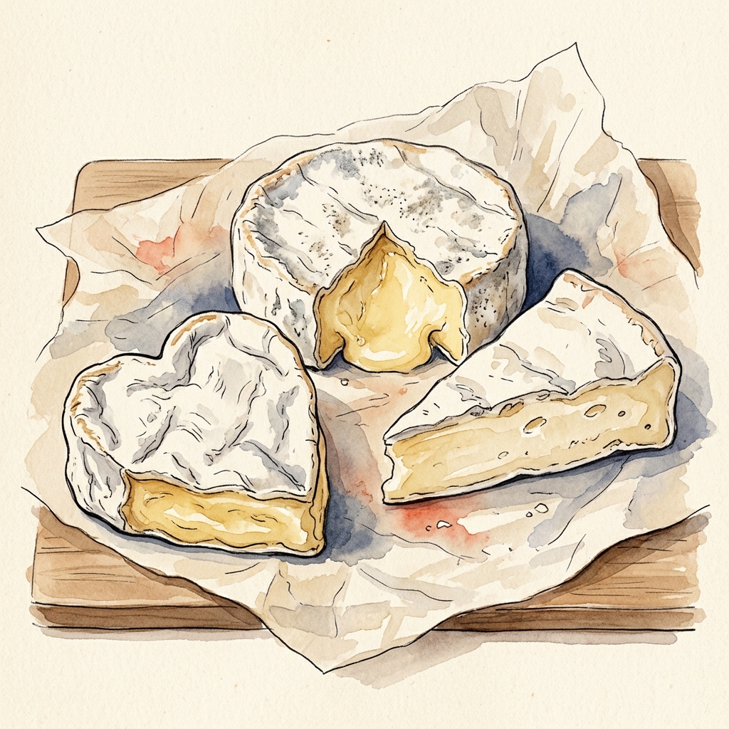 Aquarelle — pâtes molles fleuries