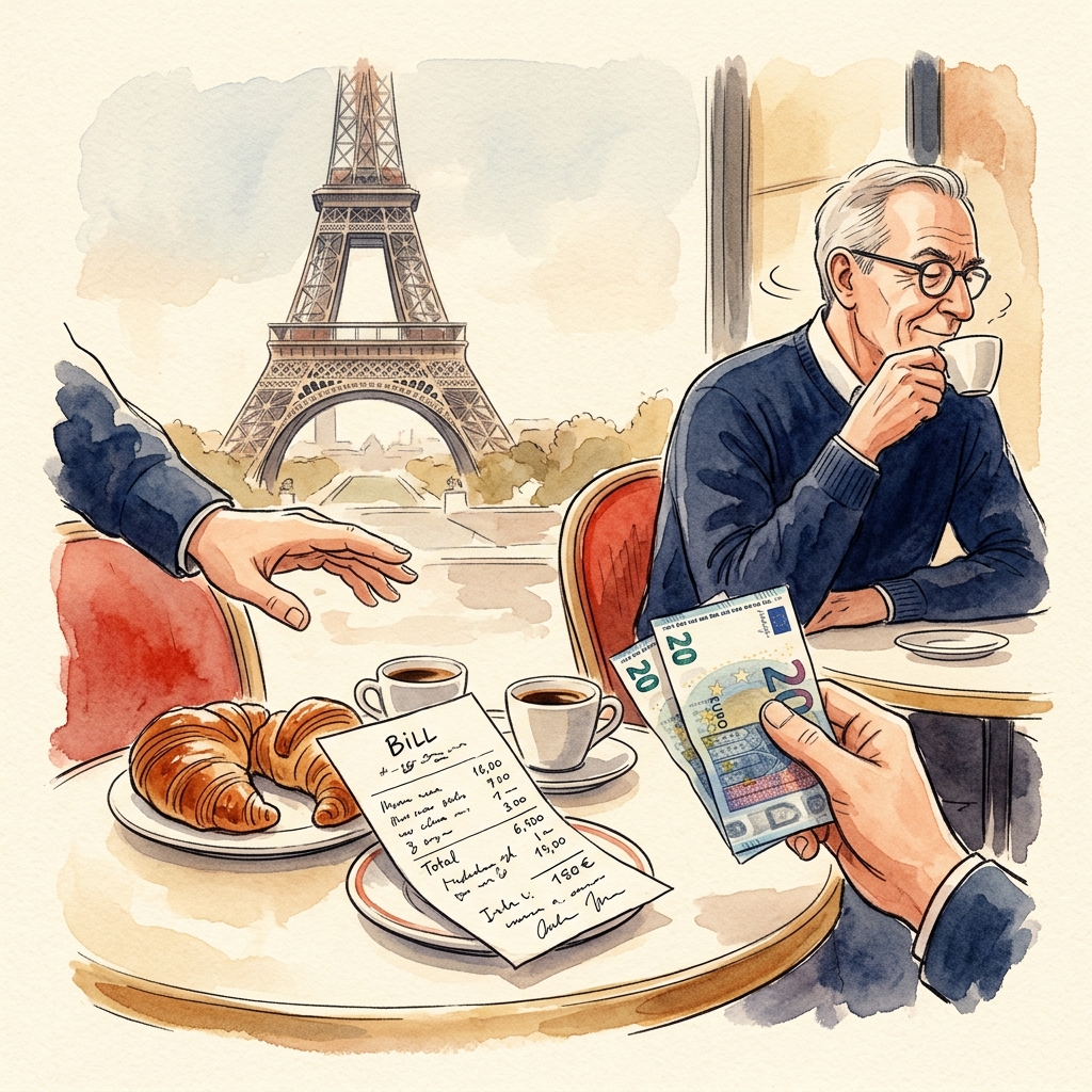 Aquarelle — l'addition piège
