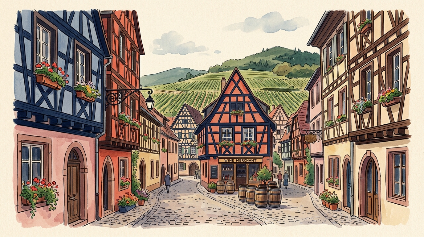 Aquarelle — Riquewihr